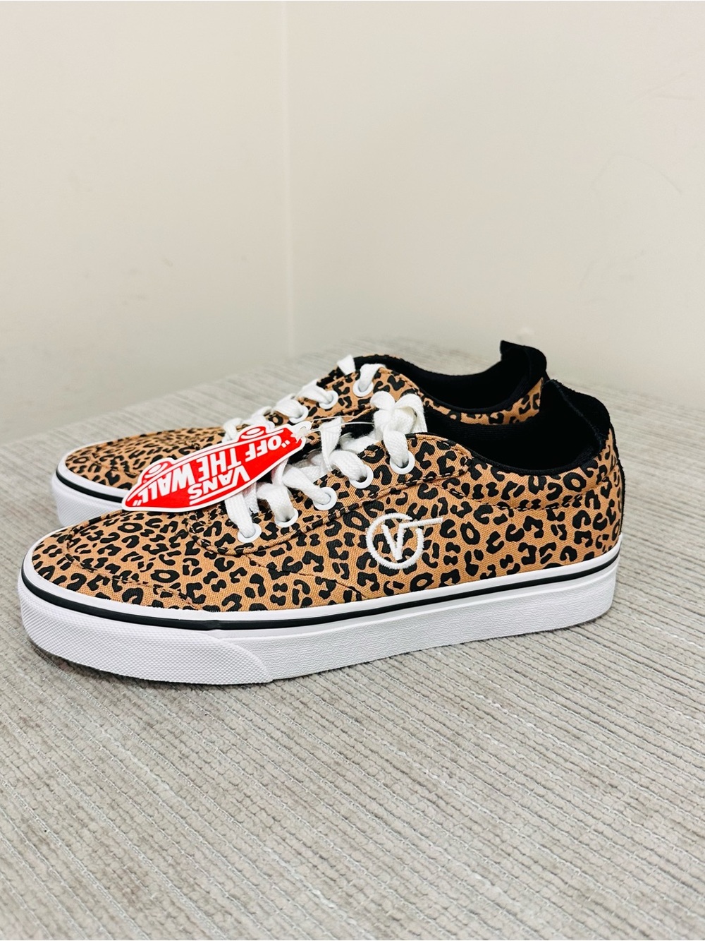 Women's Vans Sport Vulc Lace Up Skate Shoes Cheetah Print Size 7.0 NWT